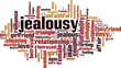 Jealousy word cloud