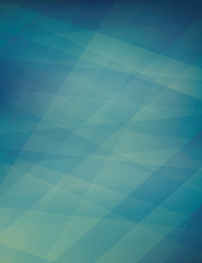 Poster - Abstract dark blue background with shades of green and chill blue. Cerulean vertical vector pattern