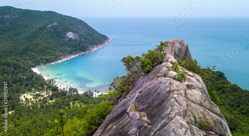 View Point To The Bottle Beachkoh Phangan Islandthailand - 