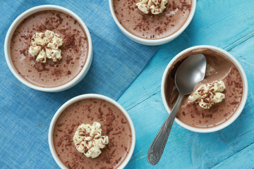 Poster - chocolate pot mousse dessert