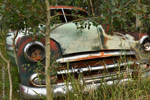 Vintage Car Wreckage © Pam Walker