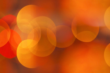 Wall Mural - abstract bokeh night garden in city background