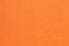 Vivid Orange Wall Texture Background, Image For Background, Wallpaper, Copy Space And Backdrop.