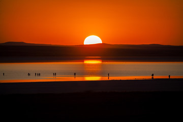 Sticker - sunset in Salt Lake