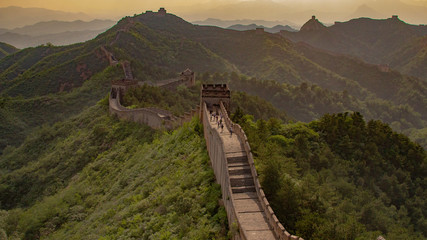 Wall Mural - Beijing and the Great Wall of China