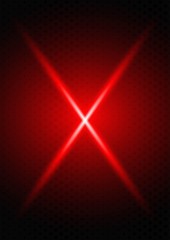 Fototapete - abstract metallic red shiny color black frame layout modern tech design vector template background