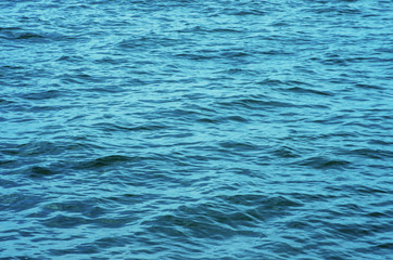 Blue sea water background