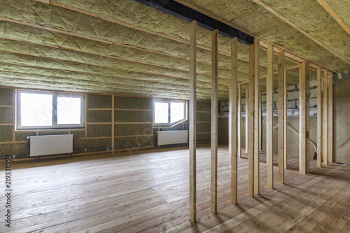 Construction And Renovation Of Big Light Spacious Empty Room With