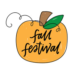 Sticker - Fall Festival Pumpkin