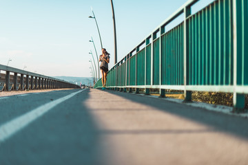 Wall Mural - Young women jogging