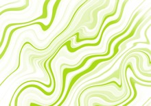 Lime Green Watercolor Hand Drawn Irregular Waves Background Pattern