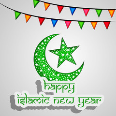 Sticker - Illustration of Islamic New Year background