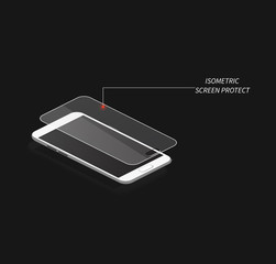Wall Mural - Isometric protect screen