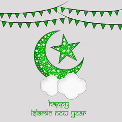 Sticker - Illustration of Islamic New Year background