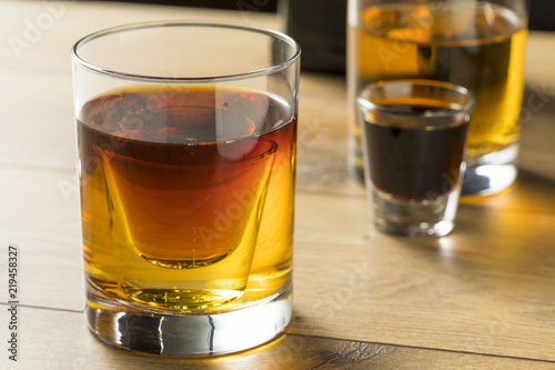 Fotomural  Boozy Bomb Shots with LIquor and Energy Drink