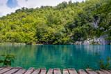 Fototapeta Kuchnia - Beautiful view in Plitvice Lakes National Park. Croatia