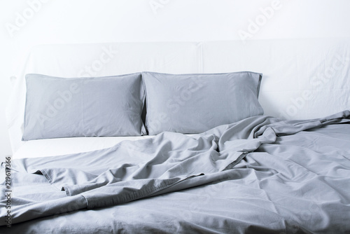Fotomural Bedding Sheet Pillow Coverlet Bed Concept Interior