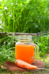 Poster - carrot juice