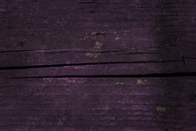 Dark Mysterious Texture Of Purple Wood Close-up Background For Design