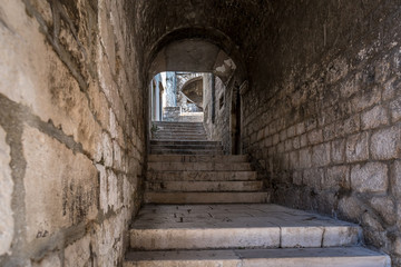 Wall Mural - View of the city of Sibenik in the summer morning, Croatia