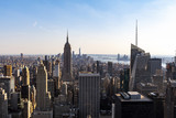 Fototapeta  - Aerial View of New York City Manhattan