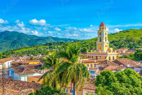 Trinidad, Cuba: Aerial view of the former Saint Francis of Assisi Convent Wallpaper Mural