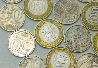 Tenge - national coins of Kazakhstan, gold coins