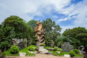 Wall Mural - Decorative rock garden