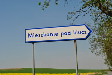 Sticker - Mieszkanie pod klucz