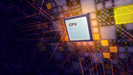 Poster - CPU makes straight and diagonal power crosses