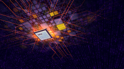 Poster - CPU makes straight and diagonal power crosses