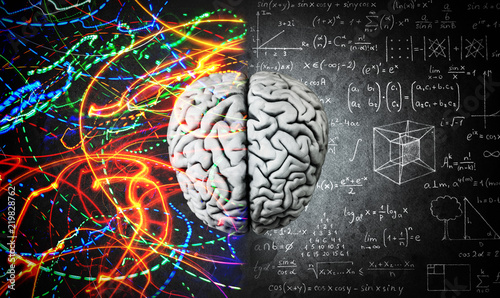 Fotomural The concept of the human brain
