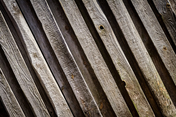 Wall Mural - Old wood plank texture for background