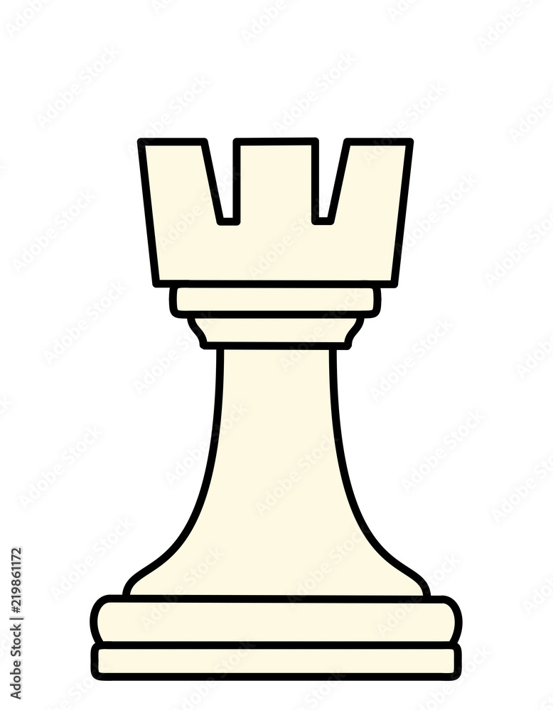 Lautie × Muyi CHEZZ チェスルーク ルークチェスの駒3Dモデル