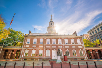 Sticker - Independence Hall in Philadelphia, Pennsylvania USA