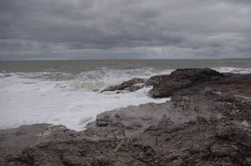 Wall Mural - Ogmore by sea beach