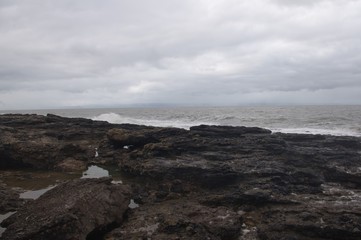 Wall Mural - Ogmore by sea beach