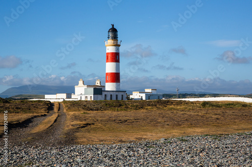 Fotografía The Point of Ayre lighthouse on a summers morning, Isle of Man, British Isles