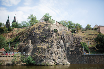 Wall Mural - Mount in a city