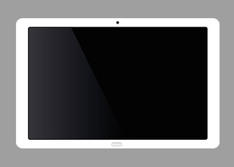Poster - Tablets in a flat vector style