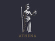The goddess Athena. 