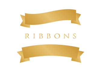 Wall Mural - Set of ribbons for anniversary. Banner ribbon vector
