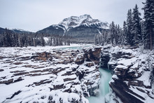 Mountain River In Canada