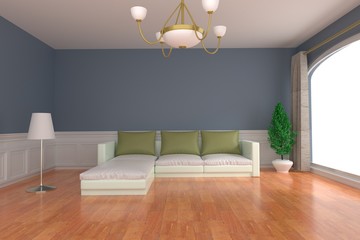 Wall Mural - interior design room ideas 3d rendering