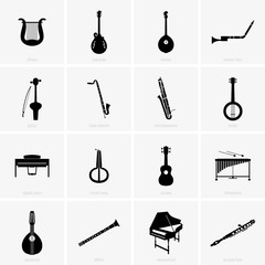 Wall Mural - Historical and traditional musical instruments