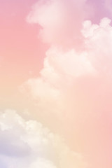 Wall Mural - abstract cloud pastel background