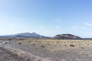 'El Cuervo' volcan, Lanzarote, Spain