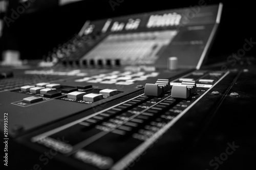 Obraz Dibond Cyfrowe suwaki Master Audio