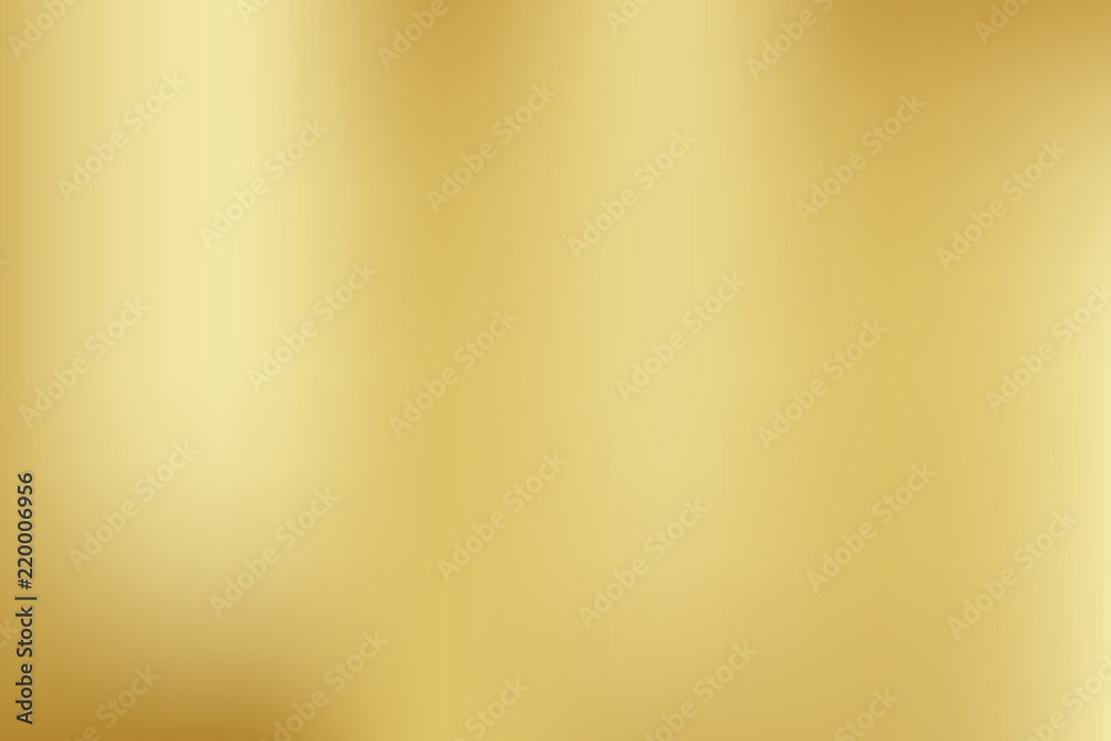 Vector gold blurred gradient style background. Holographic backdrop. Abstract smooth colorful illustration, social media wallpaper - obrazy, fototapety, plakaty 