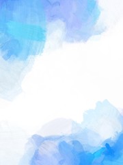 Wall Mural - abstract colorful watercolor for background. digital art painting.